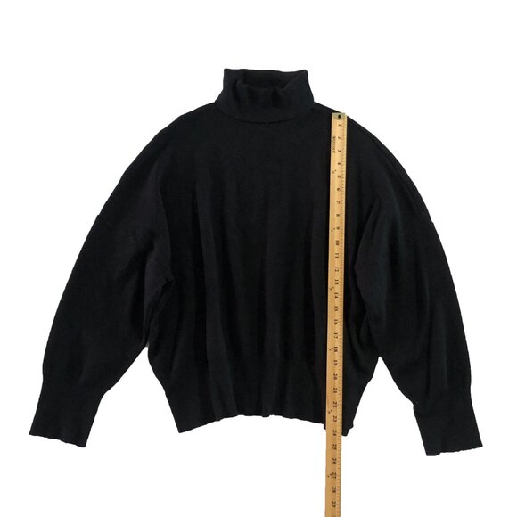 Dazy Sweater Womens Size Small (see pics) Black Knit Turtleneck Long Sleeve - Picture 2 of 8